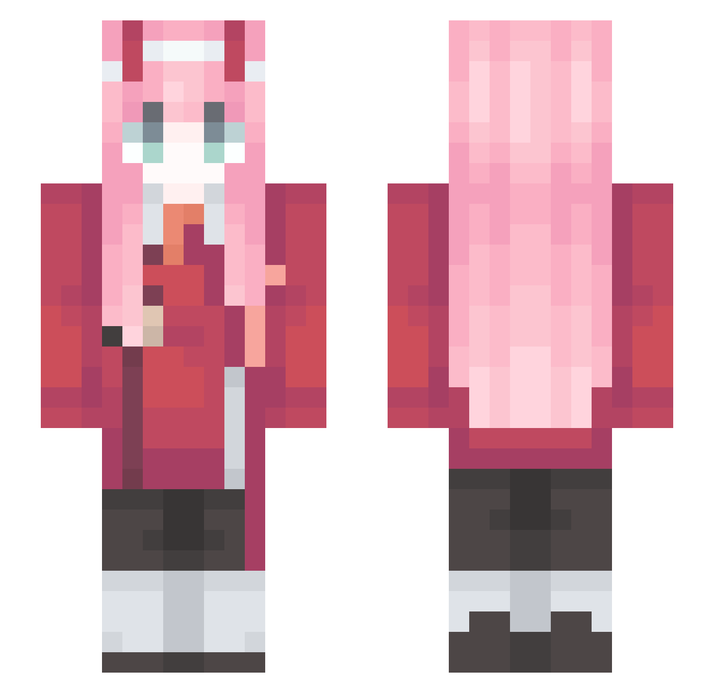 ypa__ Minecraft skin, front and back view