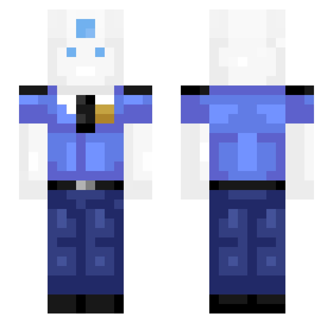 Yutyra_ Minecraft skin, front and back view