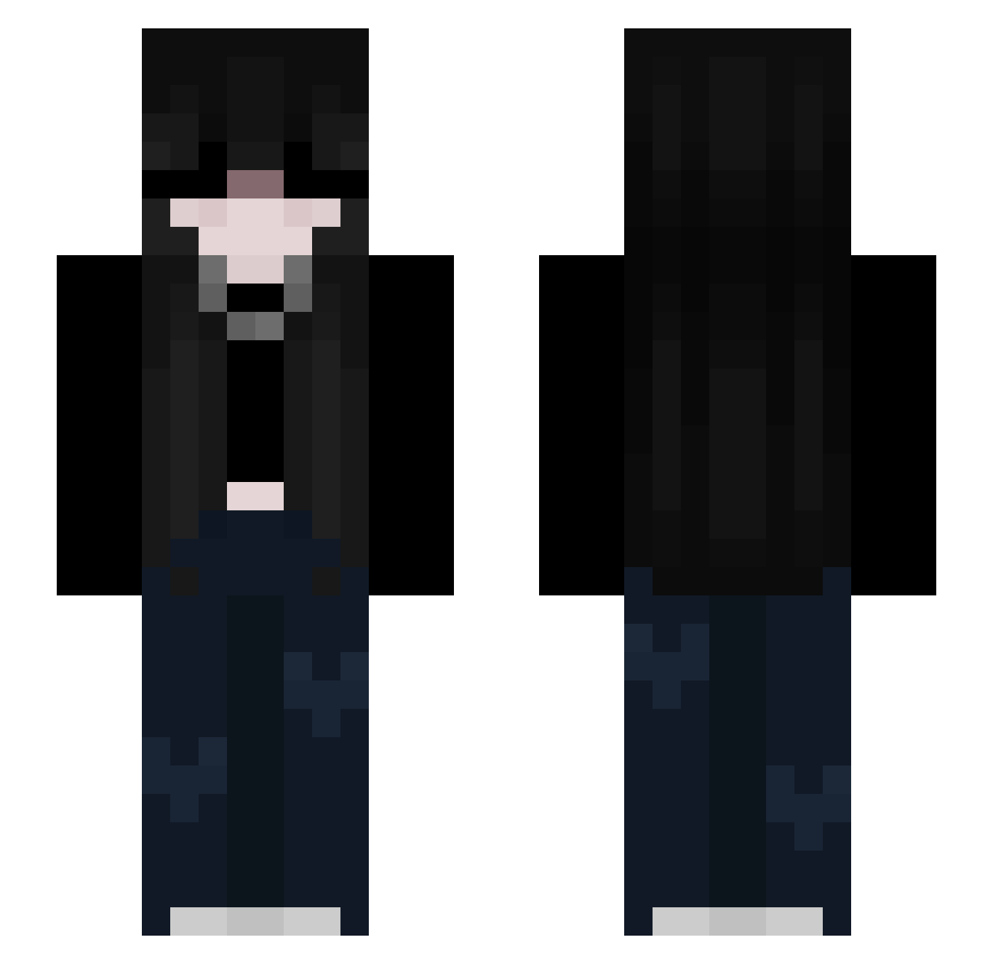 USP_S Minecraft skin, front and back view