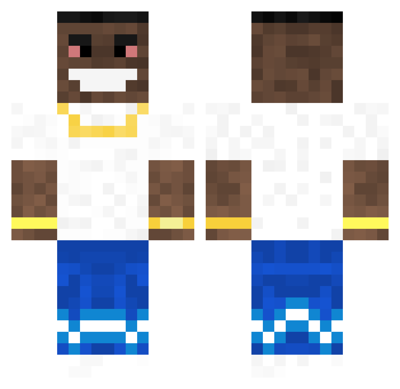 Michvss__ Minecraft skin, front and back view