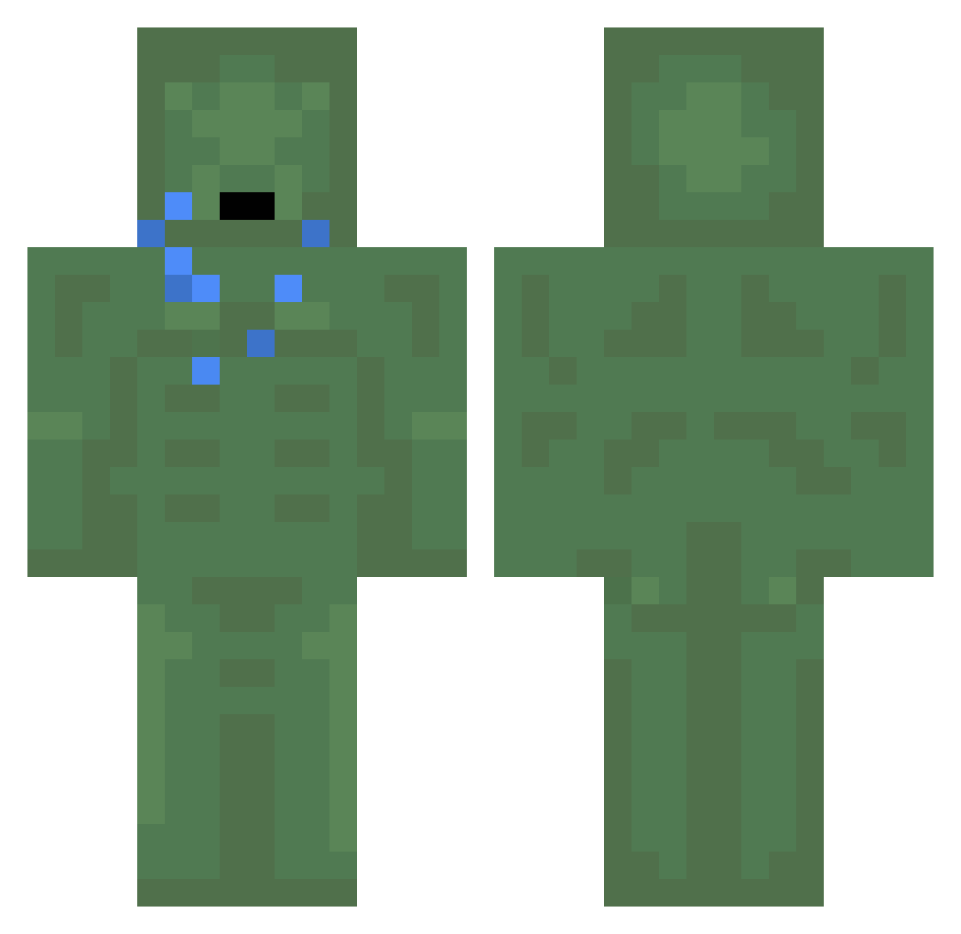heitorkikori Minecraft skin, front and back view
