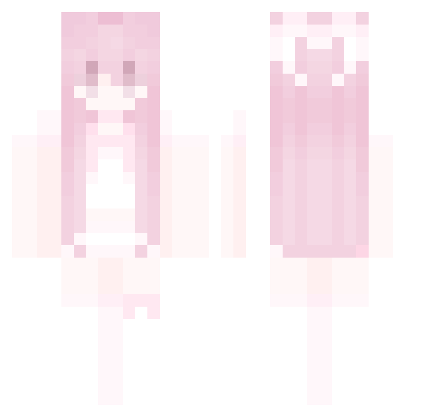 RighteousKingQwQ Minecraft skin, front and back view