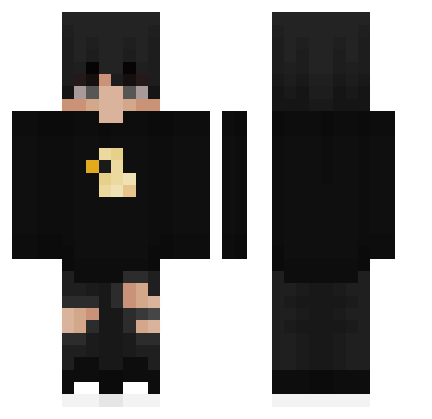 POTMAN_ Minecraft skin, front and back view
