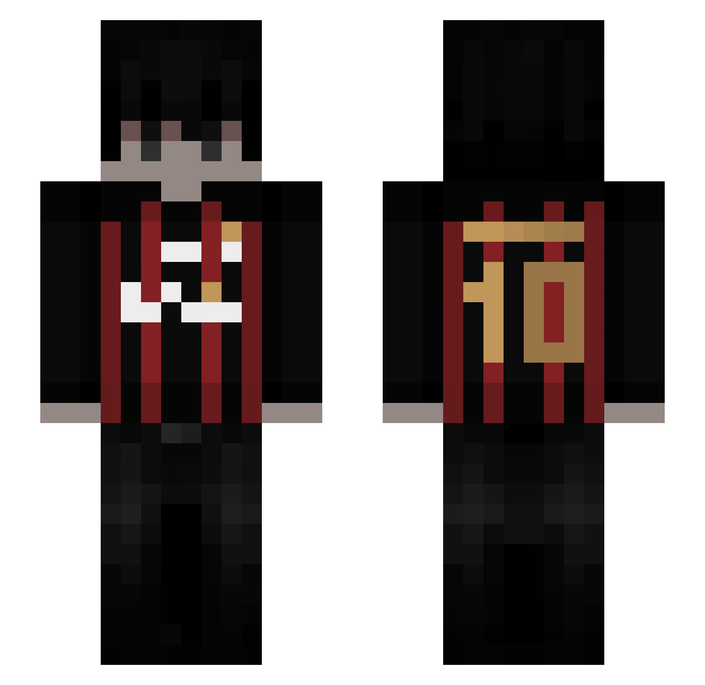 faintedreamss Minecraft skin, front and back view