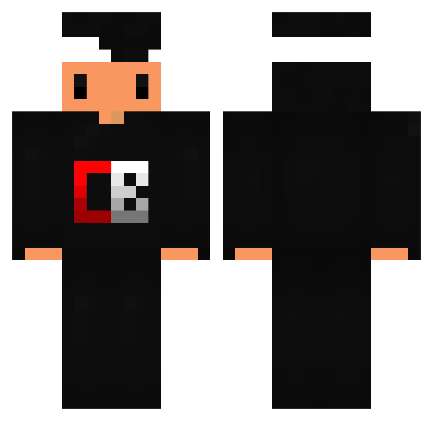Stayerz_ Minecraft skin, front and back view