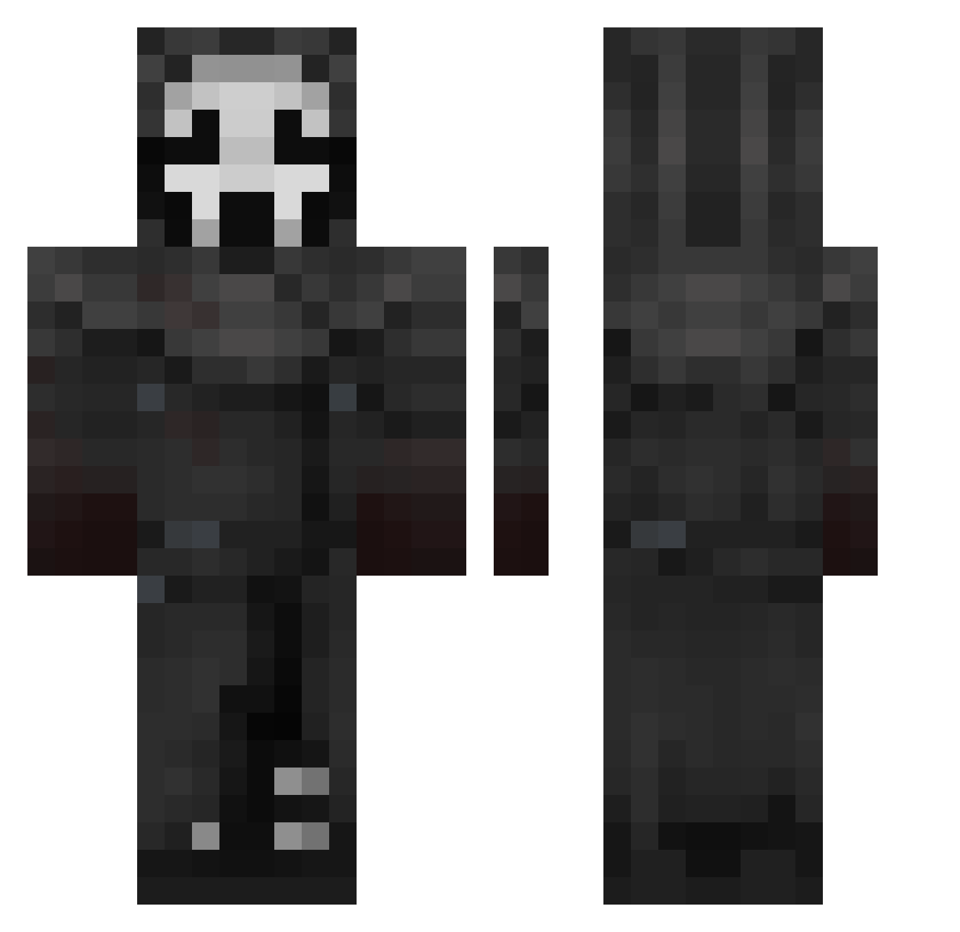 moonssymphony Minecraft skin, front and back view