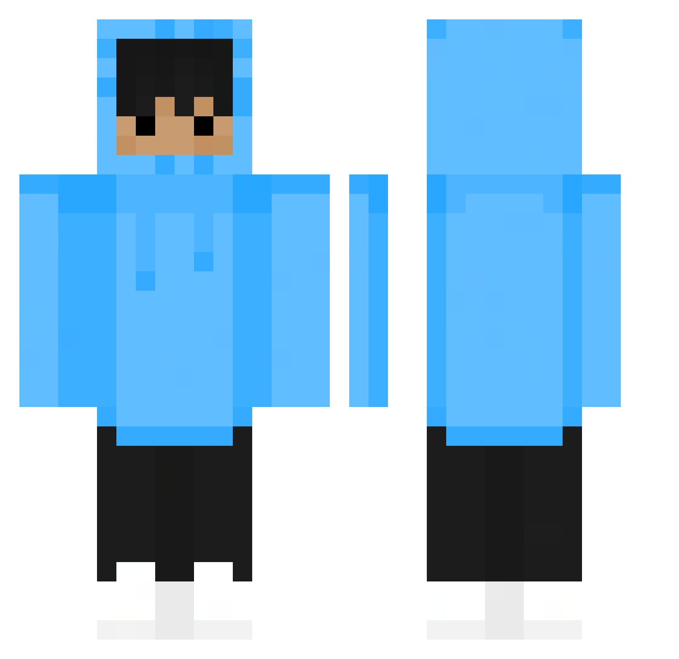 zaytoolazyyy Minecraft skin, front and back view