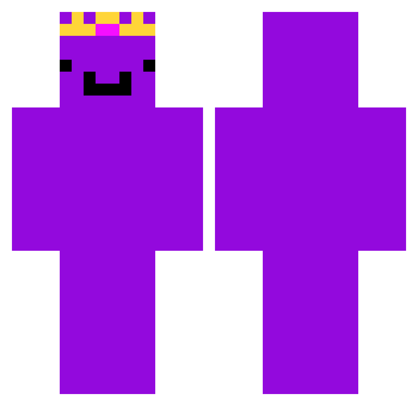 XCapAmerica Minecraft skin, front and back view