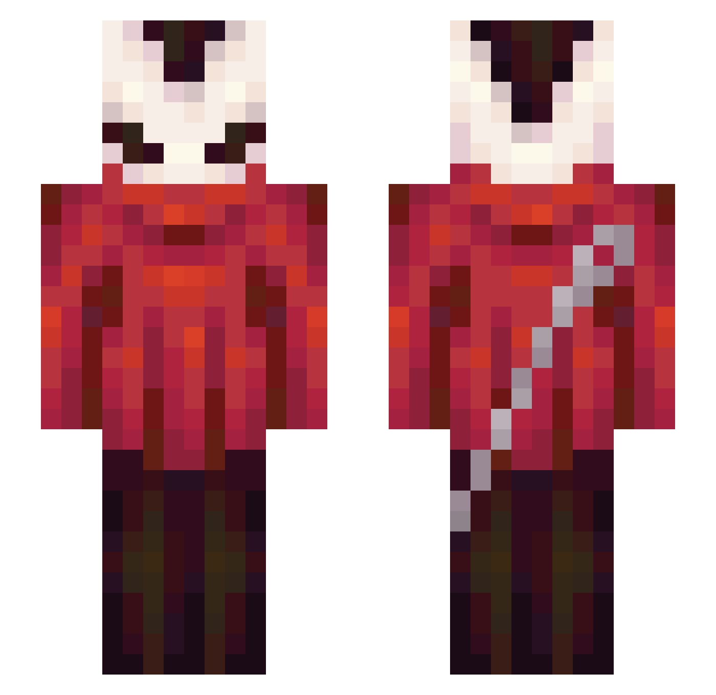 9o_9et_up Minecraft skin, front and back view