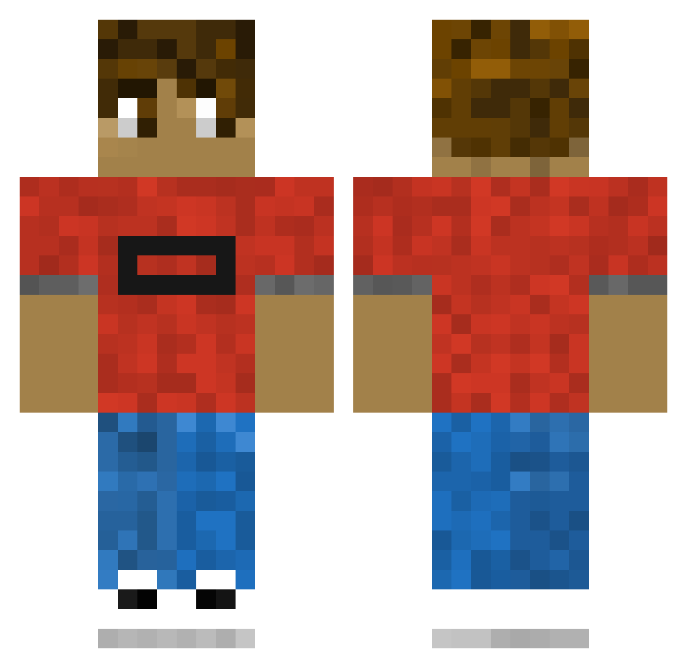 Sux__ Minecraft skin, front and back view