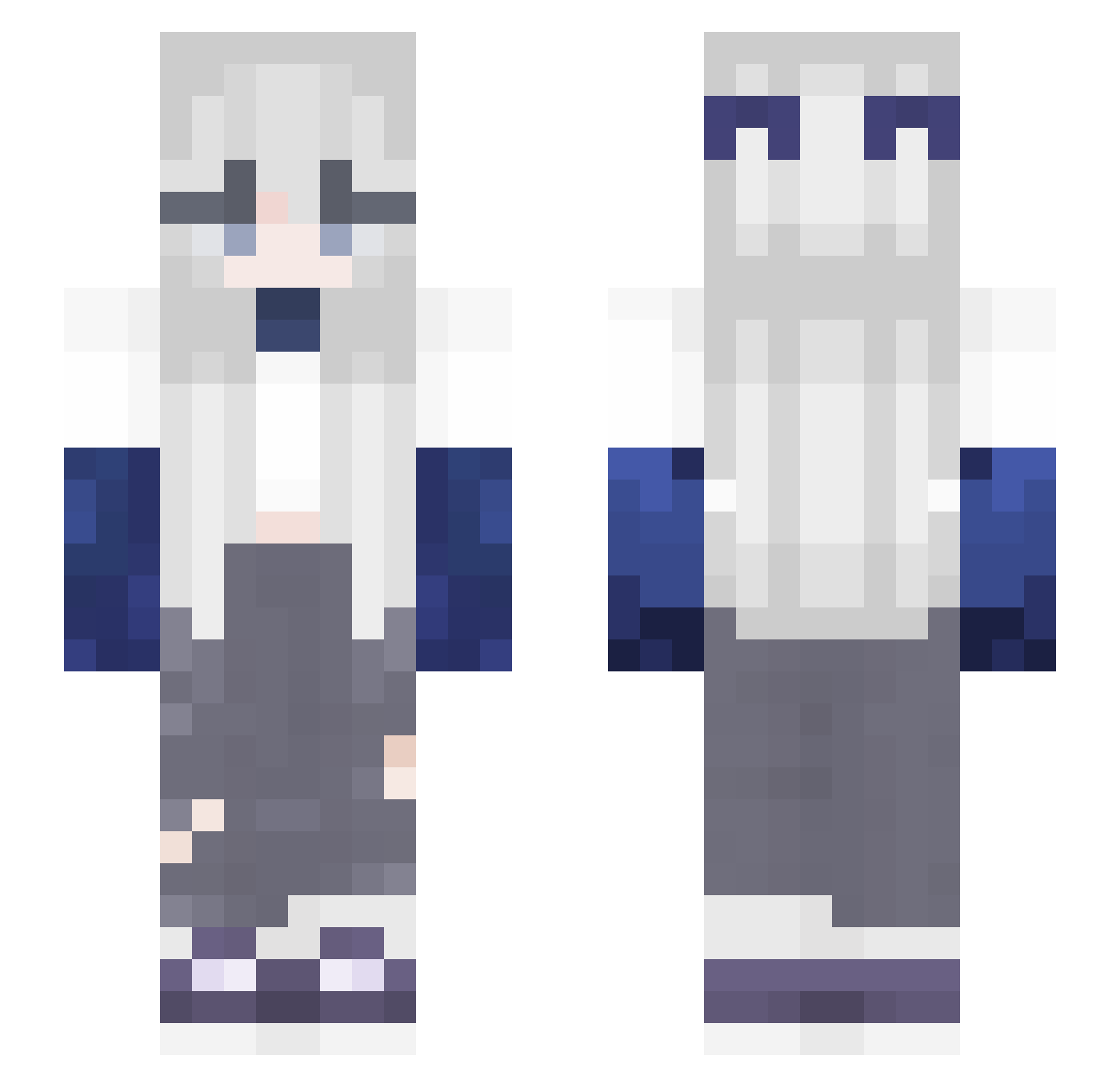 traggedy__ Minecraft skin, front and back view