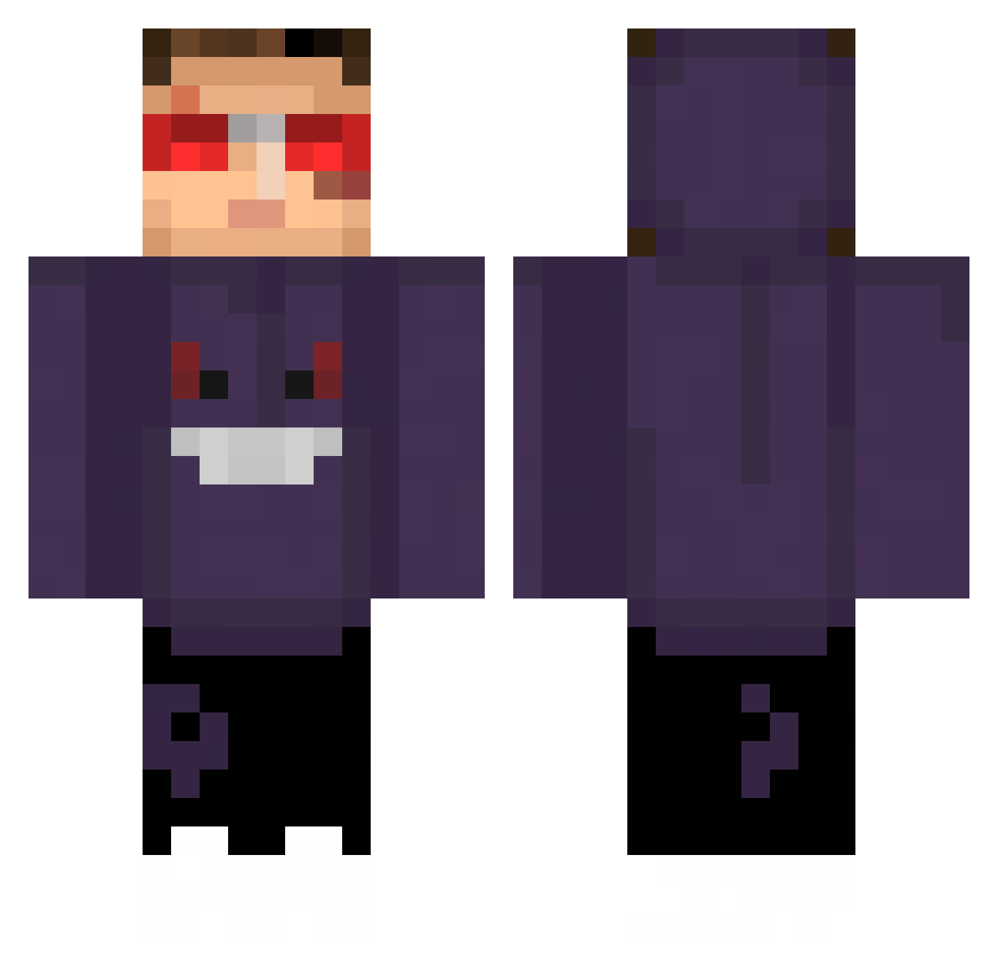 TomxzzBrahhhh Minecraft skin, front and back view