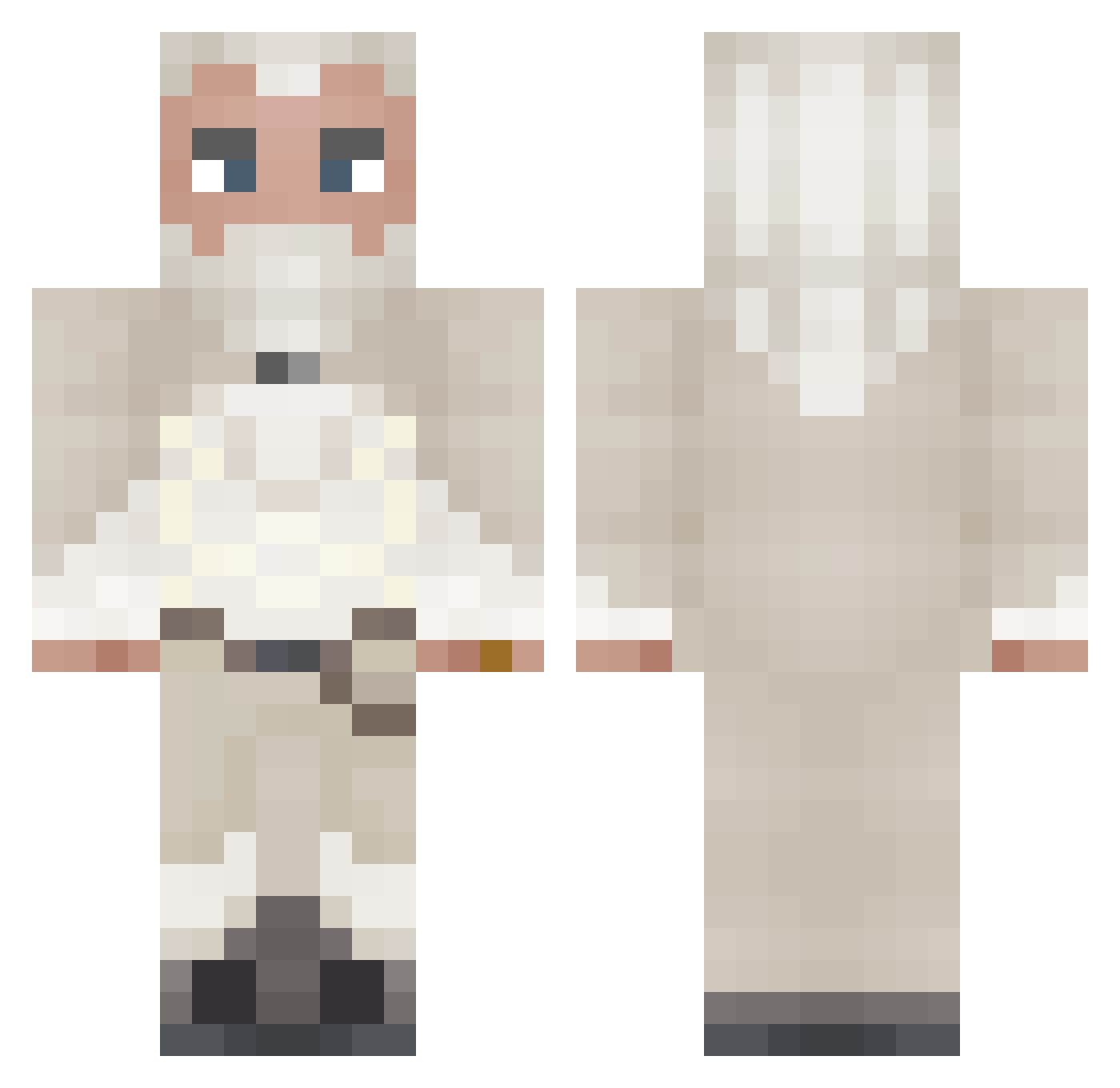tacosalad82 Minecraft skin, front and back view