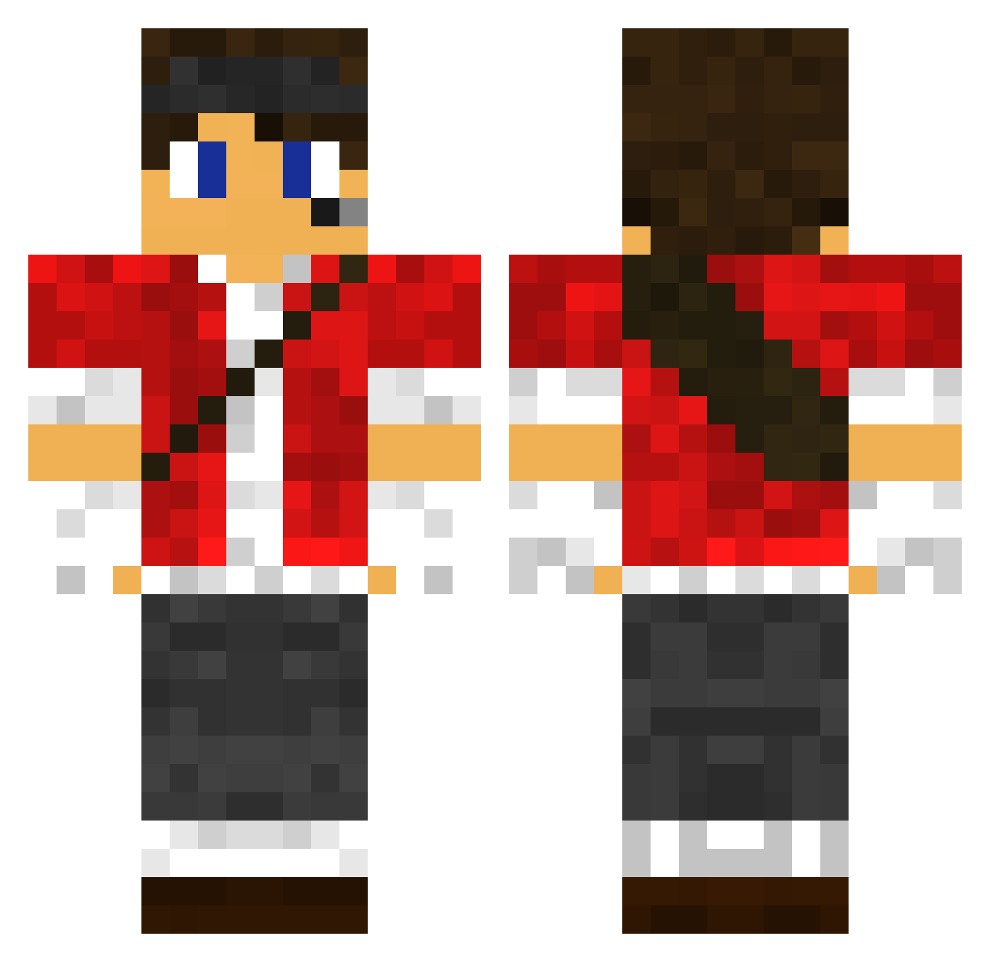 Coolnewguy123 Minecraft skin, front and back view
