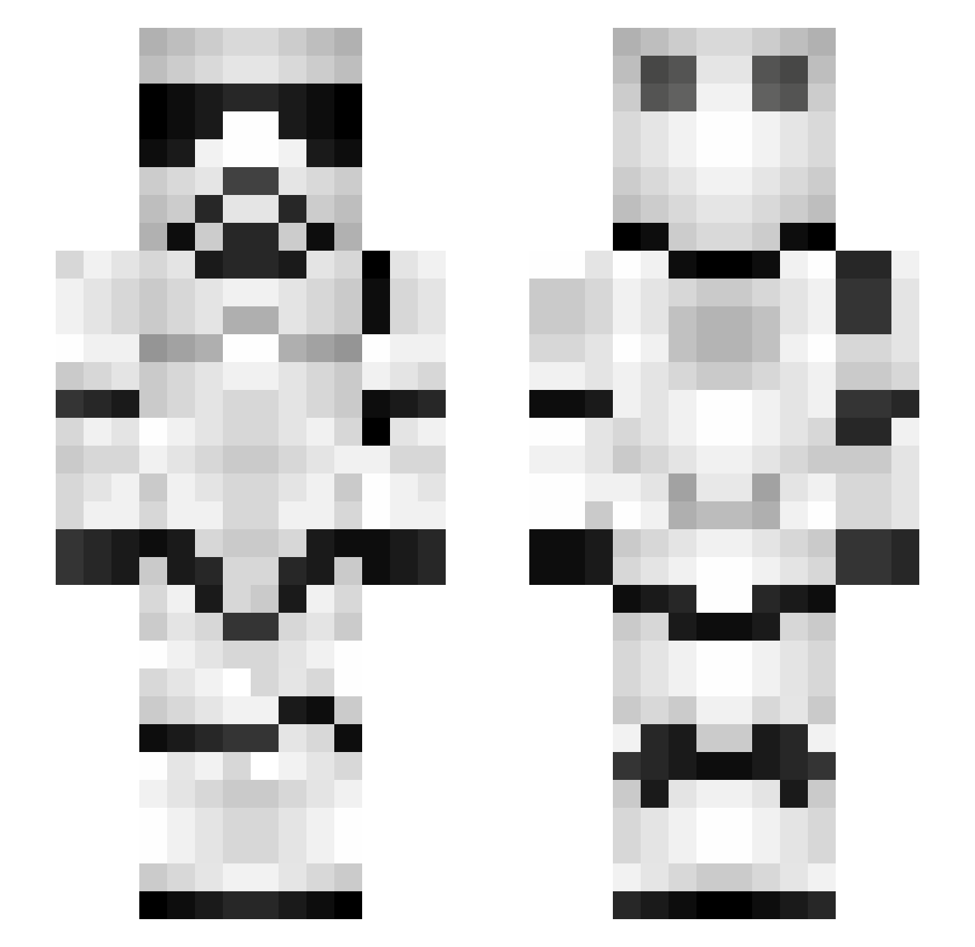 Sobczyk98 Minecraft skin, front and back view