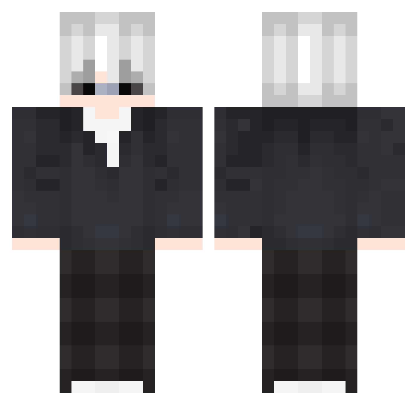 silyn__ Minecraft skin, front and back view