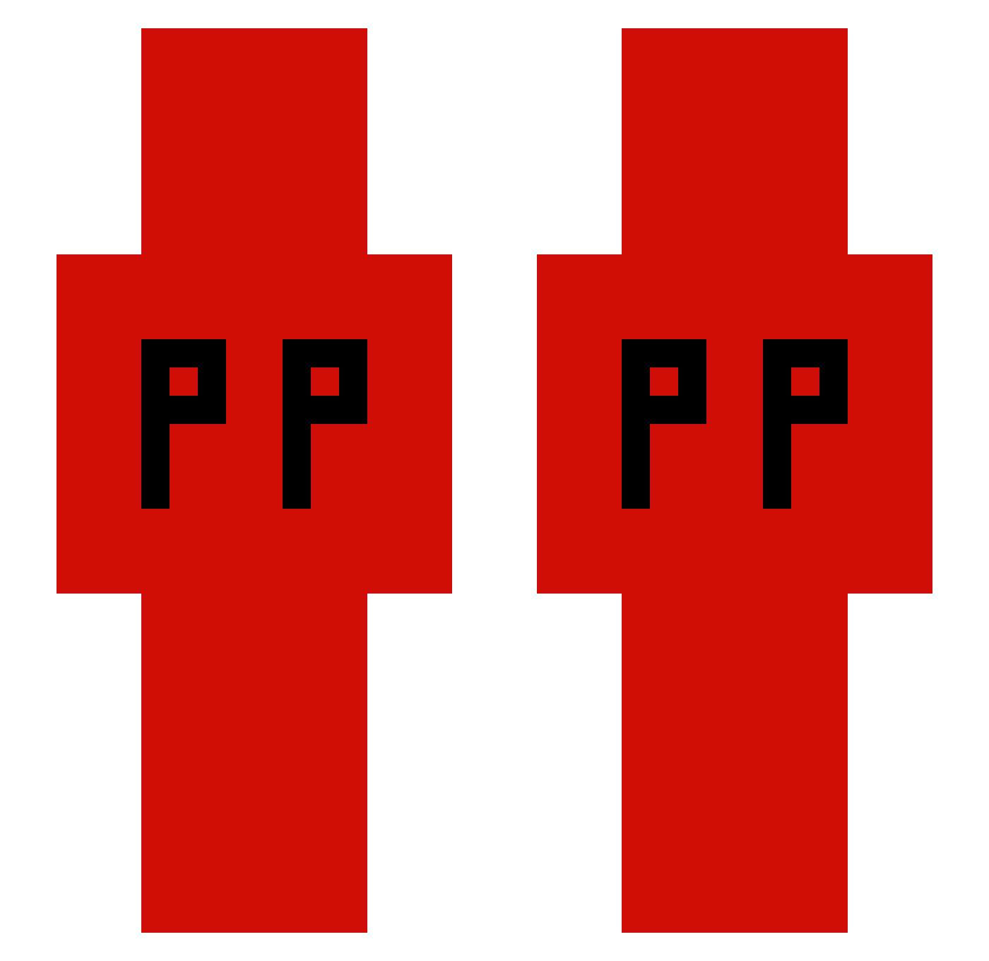 pppoopoo_head Minecraft skin, front and back view