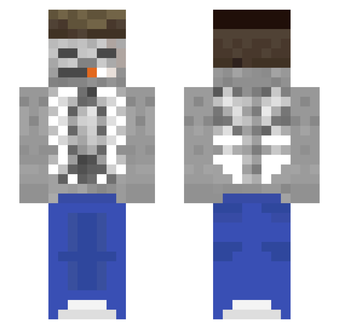 proxanicraft2009 Minecraft skin, front and back view