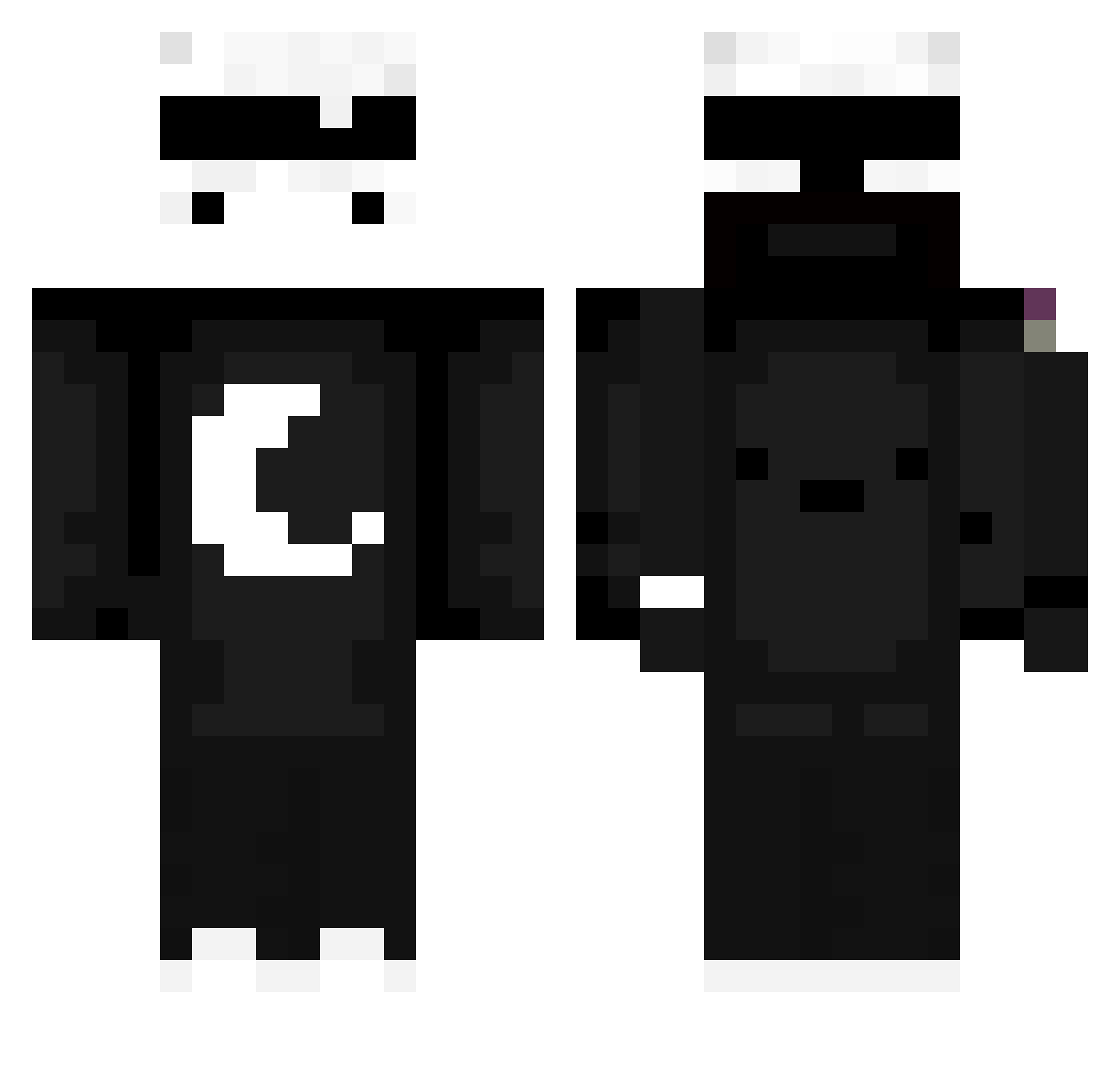 stermi1234567 Minecraft skin, front and back view