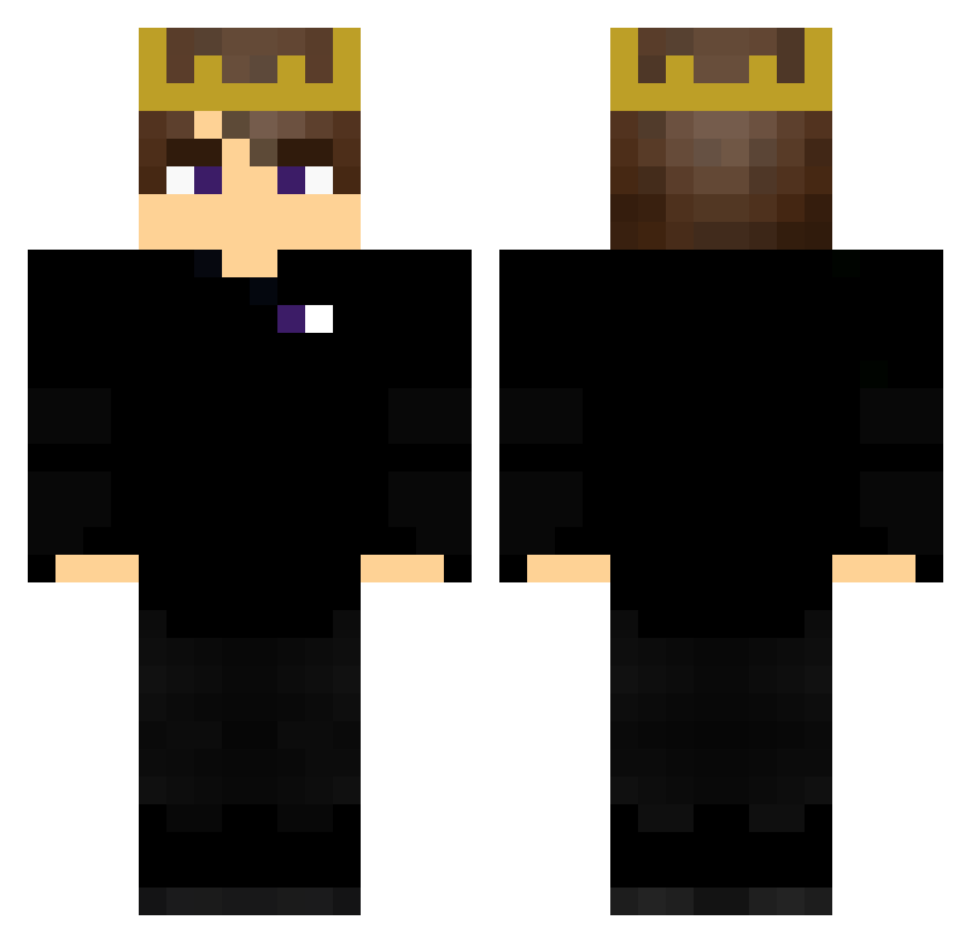 zJokey_BR Minecraft skin, front and back view