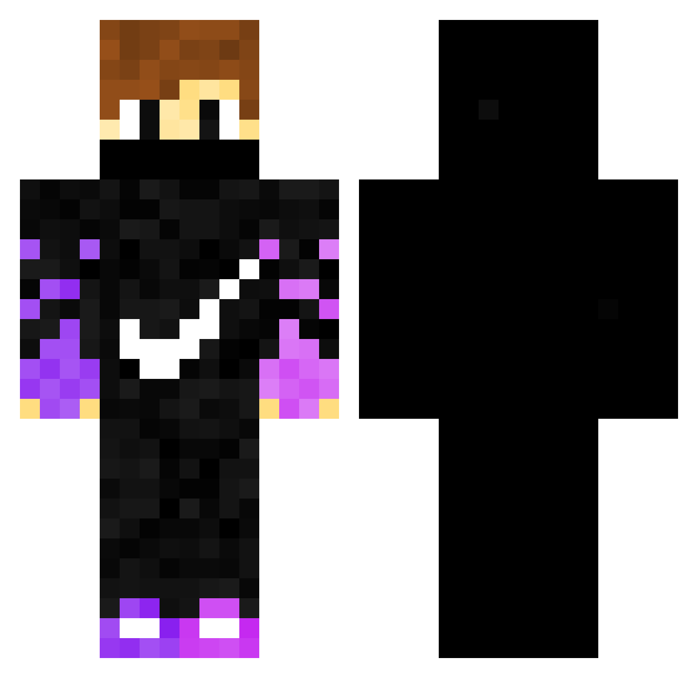 wi1dcat101 Minecraft skin, front and back view