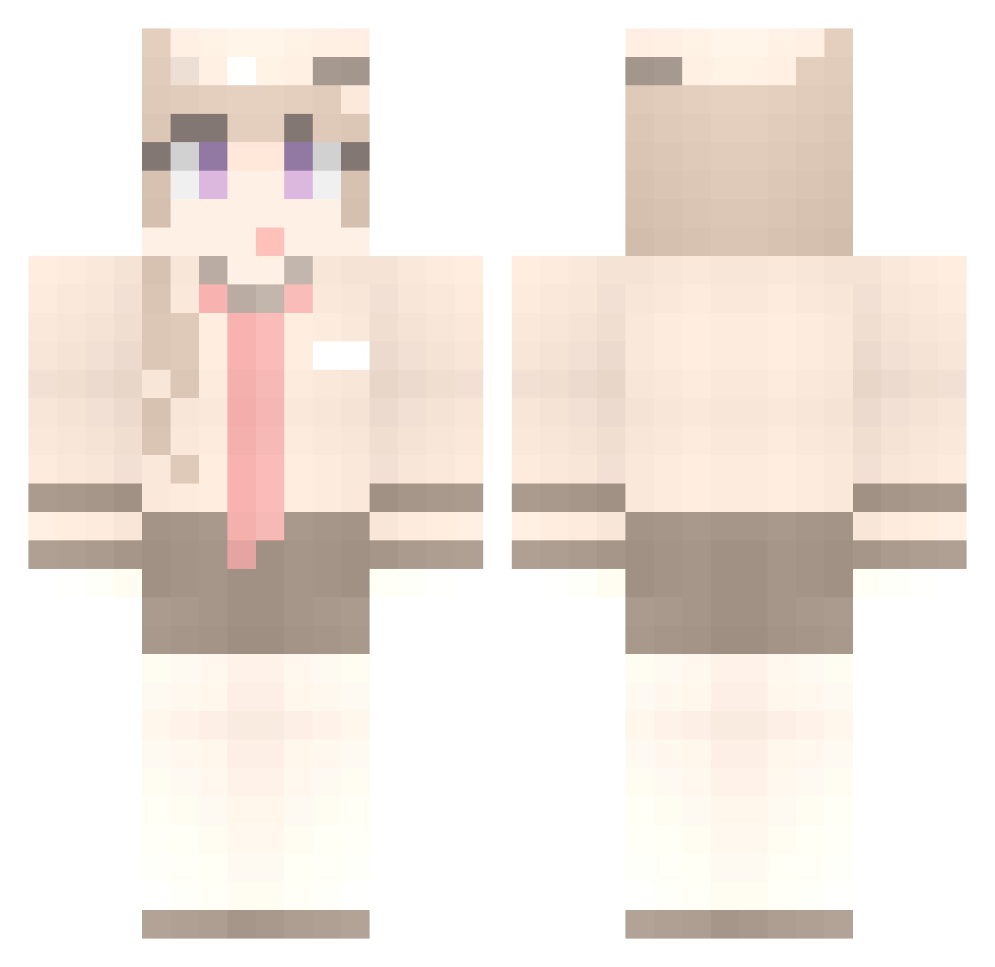 aserrtfggd Minecraft skin, front and back view