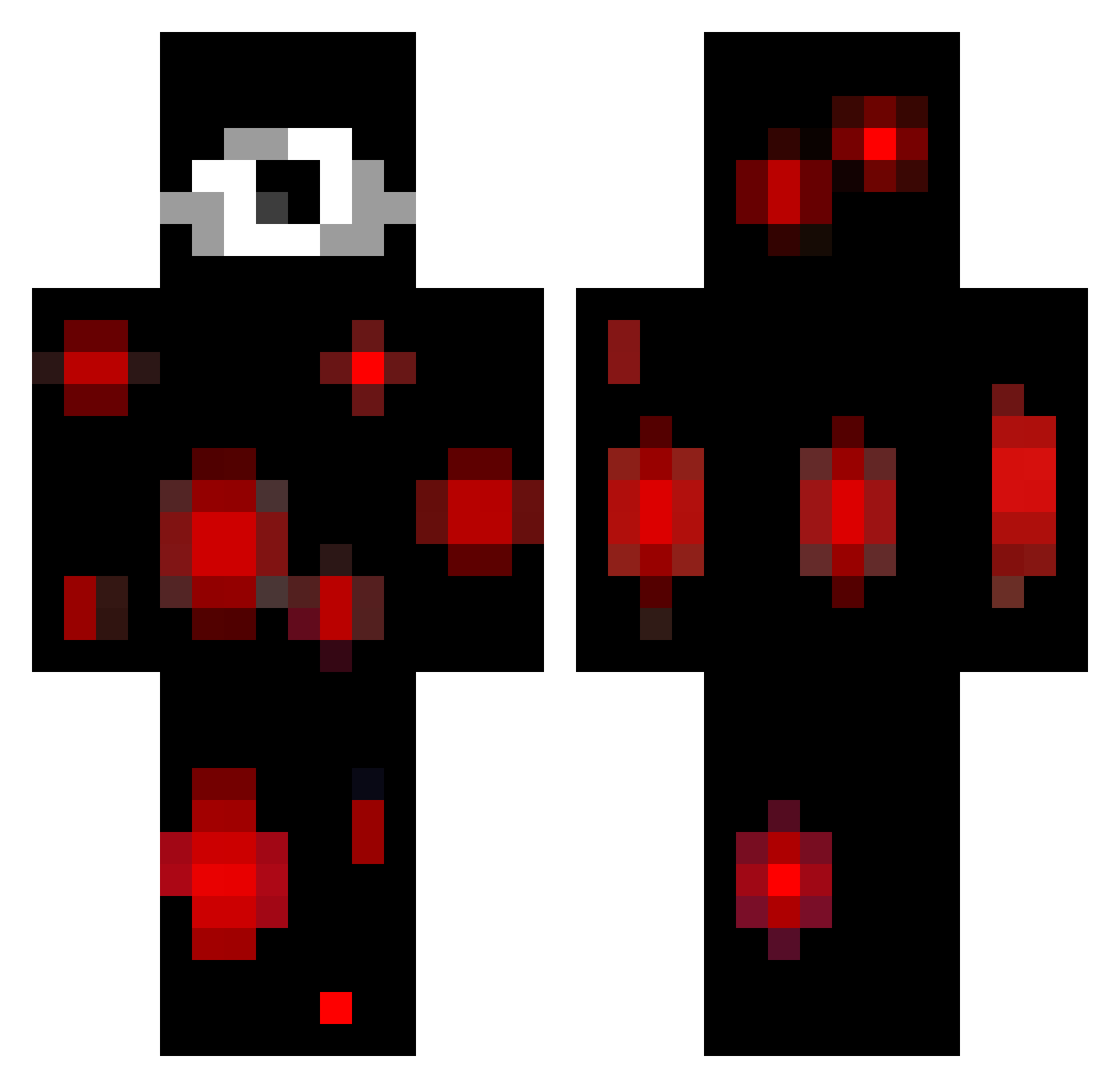 ProGamer19122 Minecraft skin, front and back view