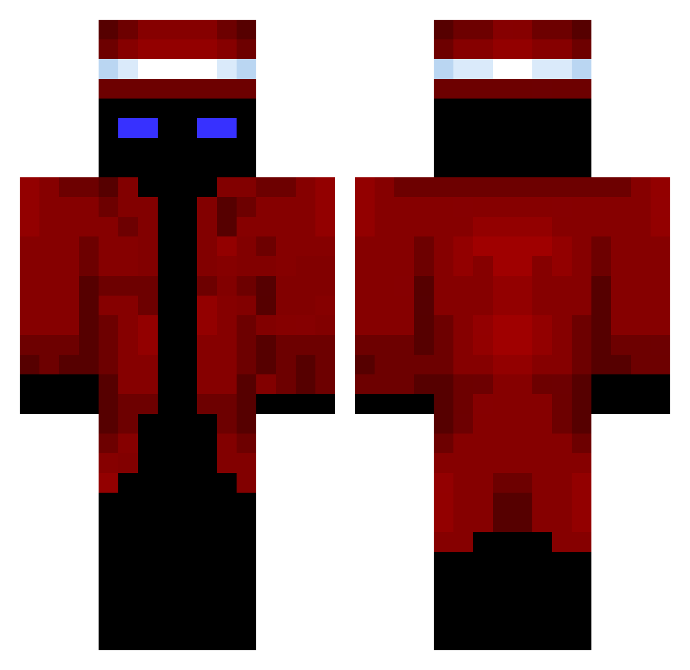 yMateus_05 Minecraft skin, front and back view