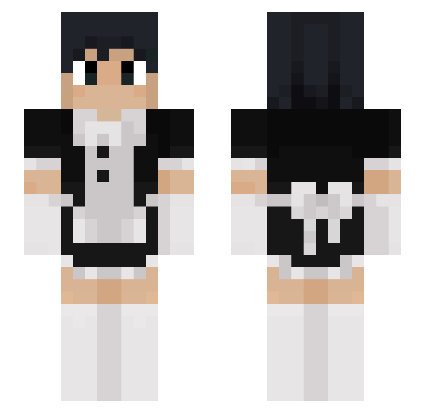 ODG15 Minecraft skin, front and back view
