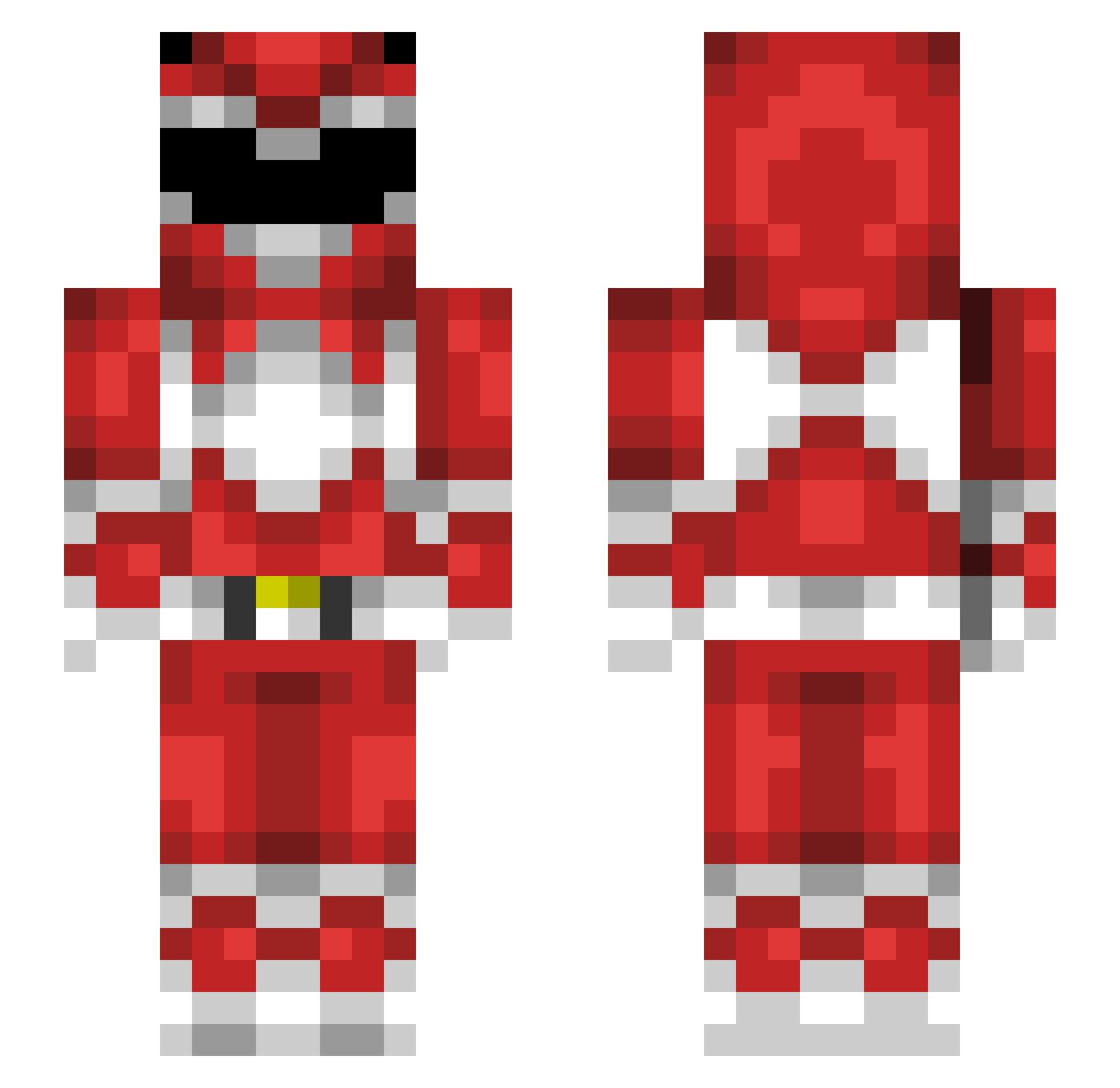 _Iphone6s Minecraft skin, front and back view