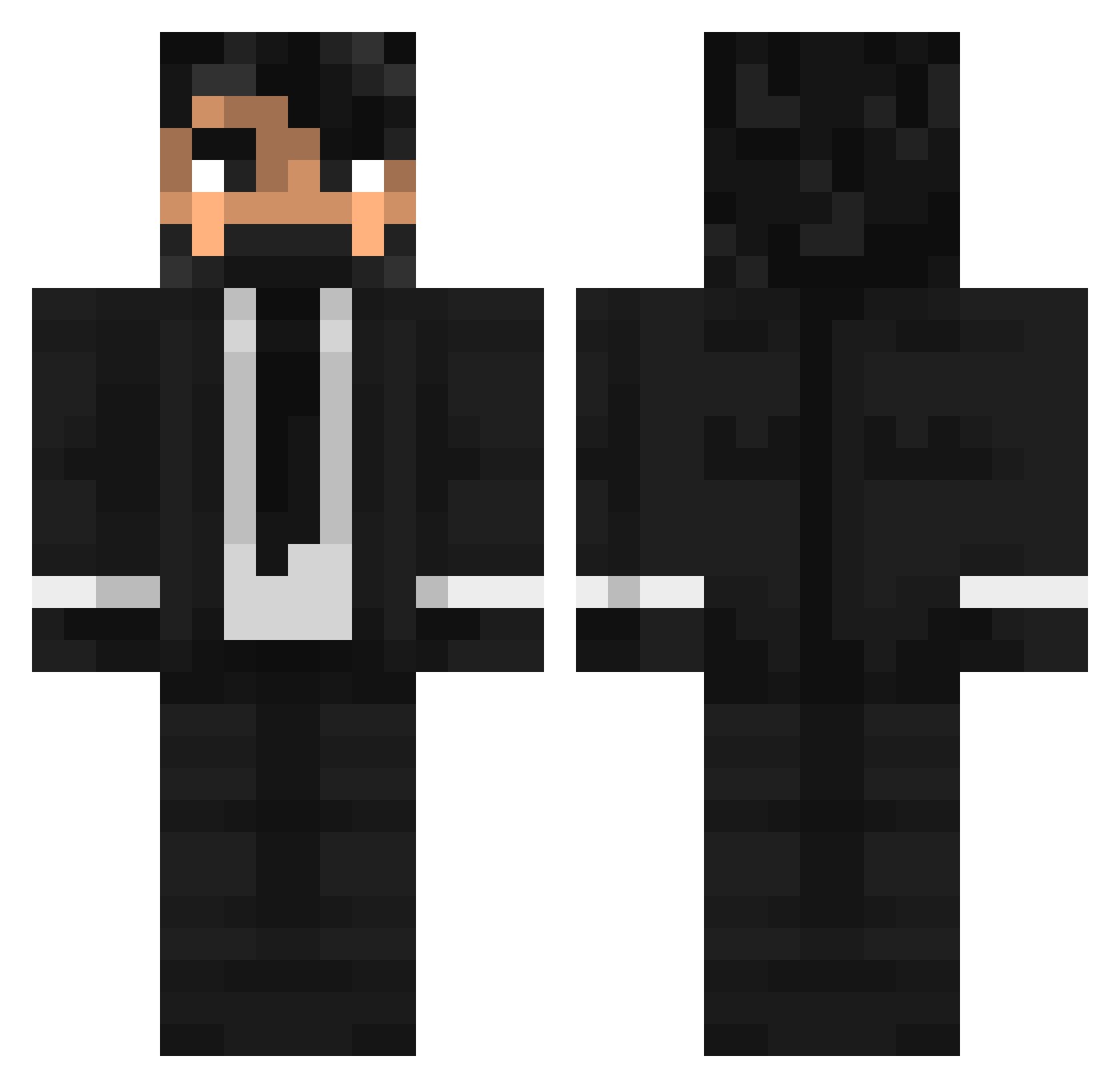 nexus1_0 Minecraft skin, front and back view