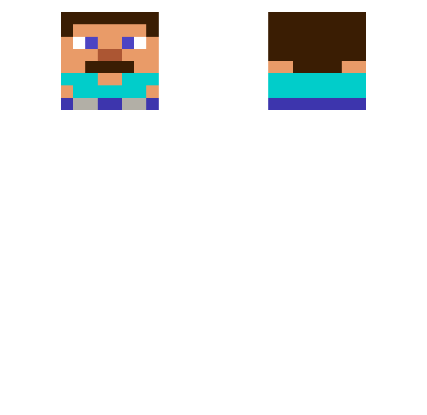 wanchyyy Minecraft skin, front and back view