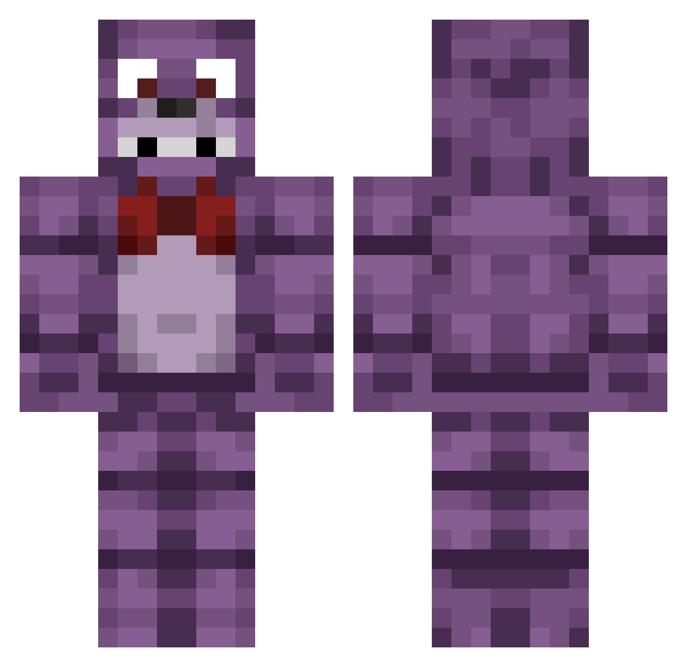 ig10xd Minecraft skin, front and back view