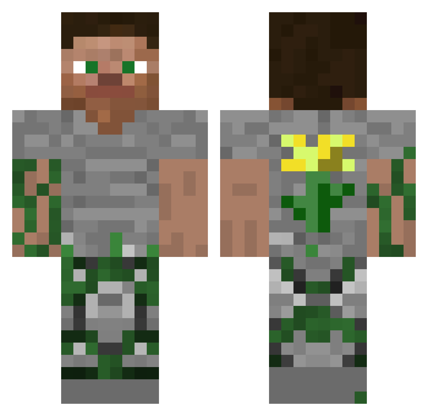 szymsn_ Minecraft skin, front and back view