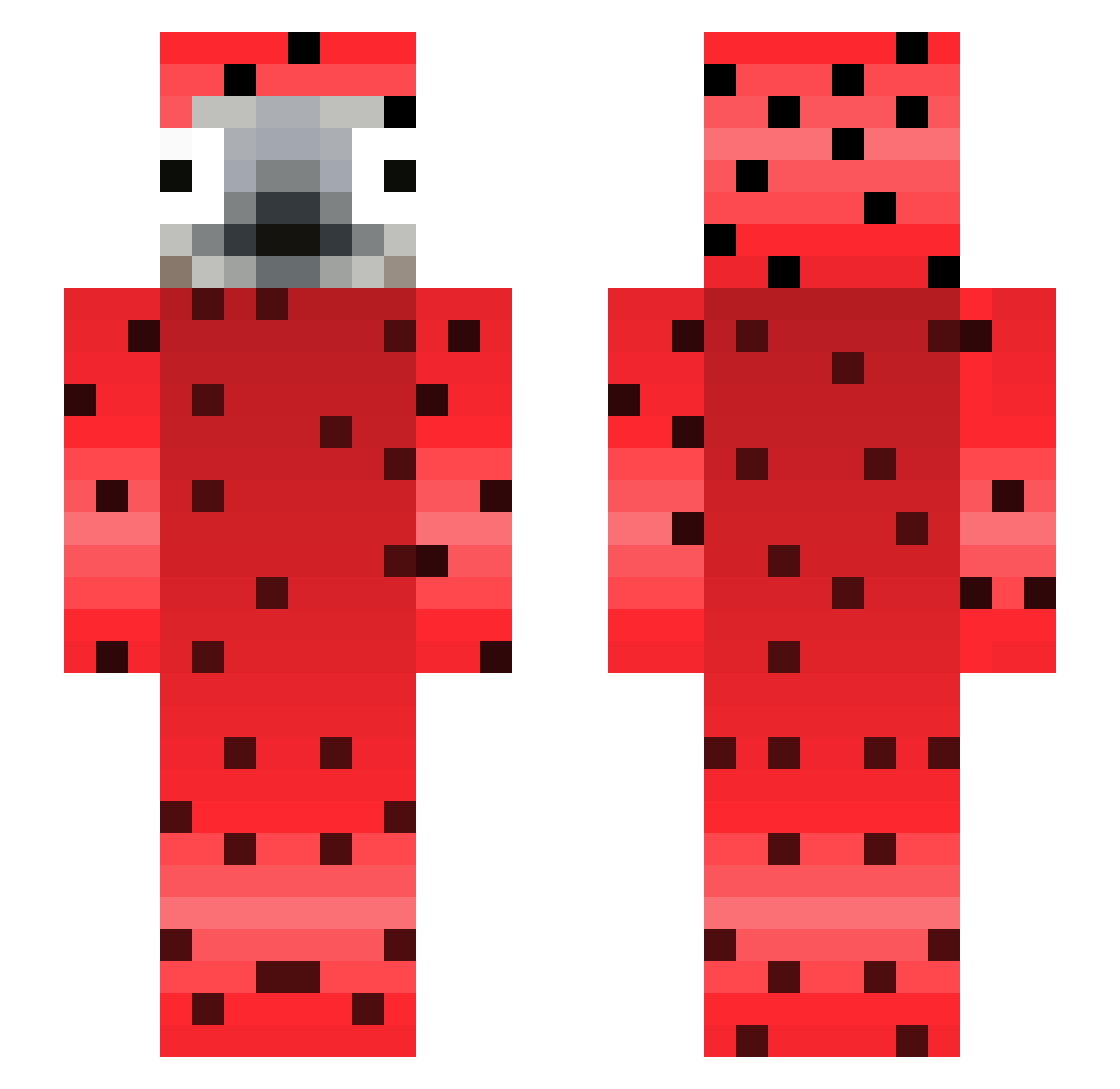 mitskifan13 Minecraft skin, front and back view