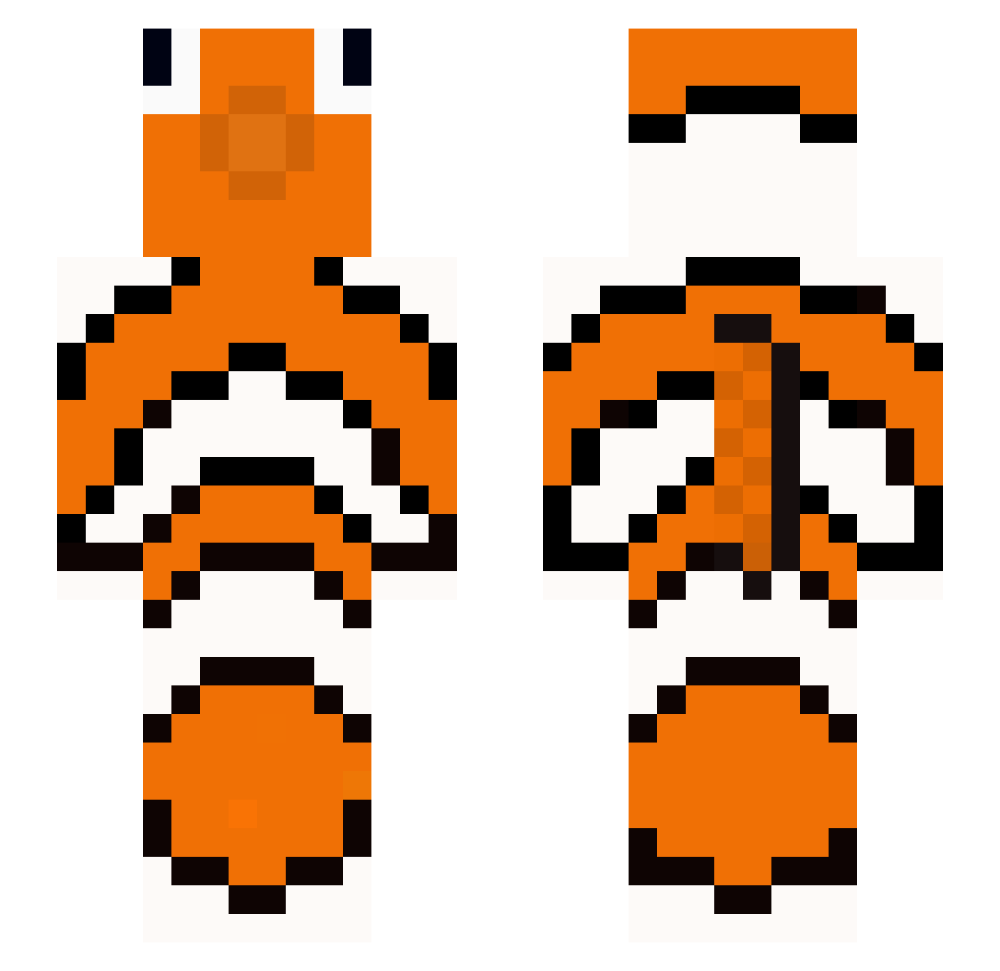 florently Minecraft skin, front and back view