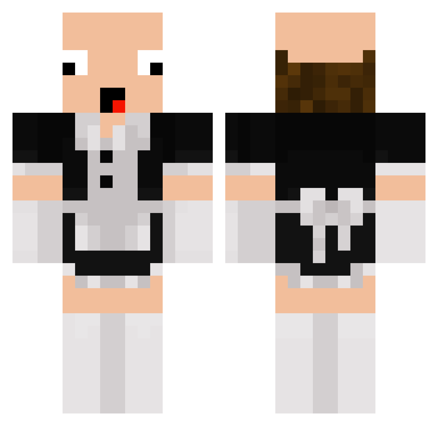 darionezzz Minecraft skin, front and back view