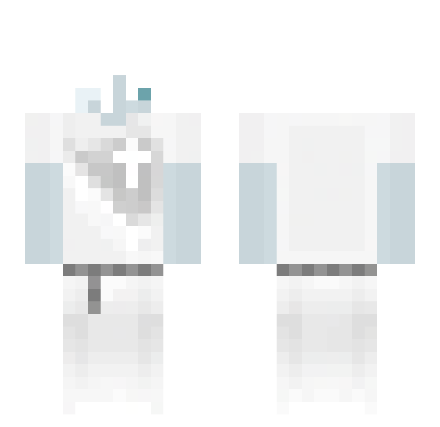 678678678678 Minecraft skin, front and back view