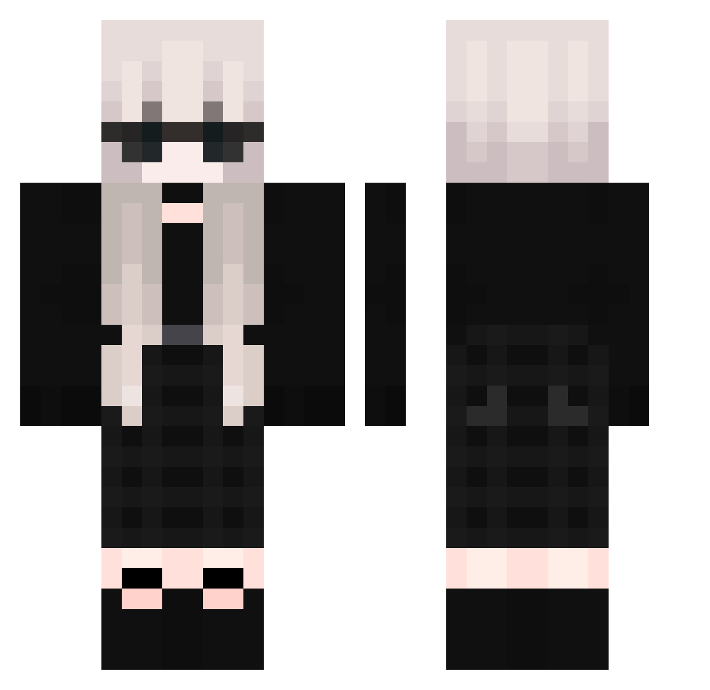 thegamer151_yt Minecraft skin, front and back view