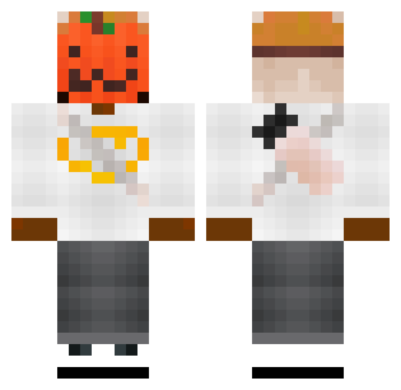 _Geoff___Gamer_ Minecraft skin, front and back view