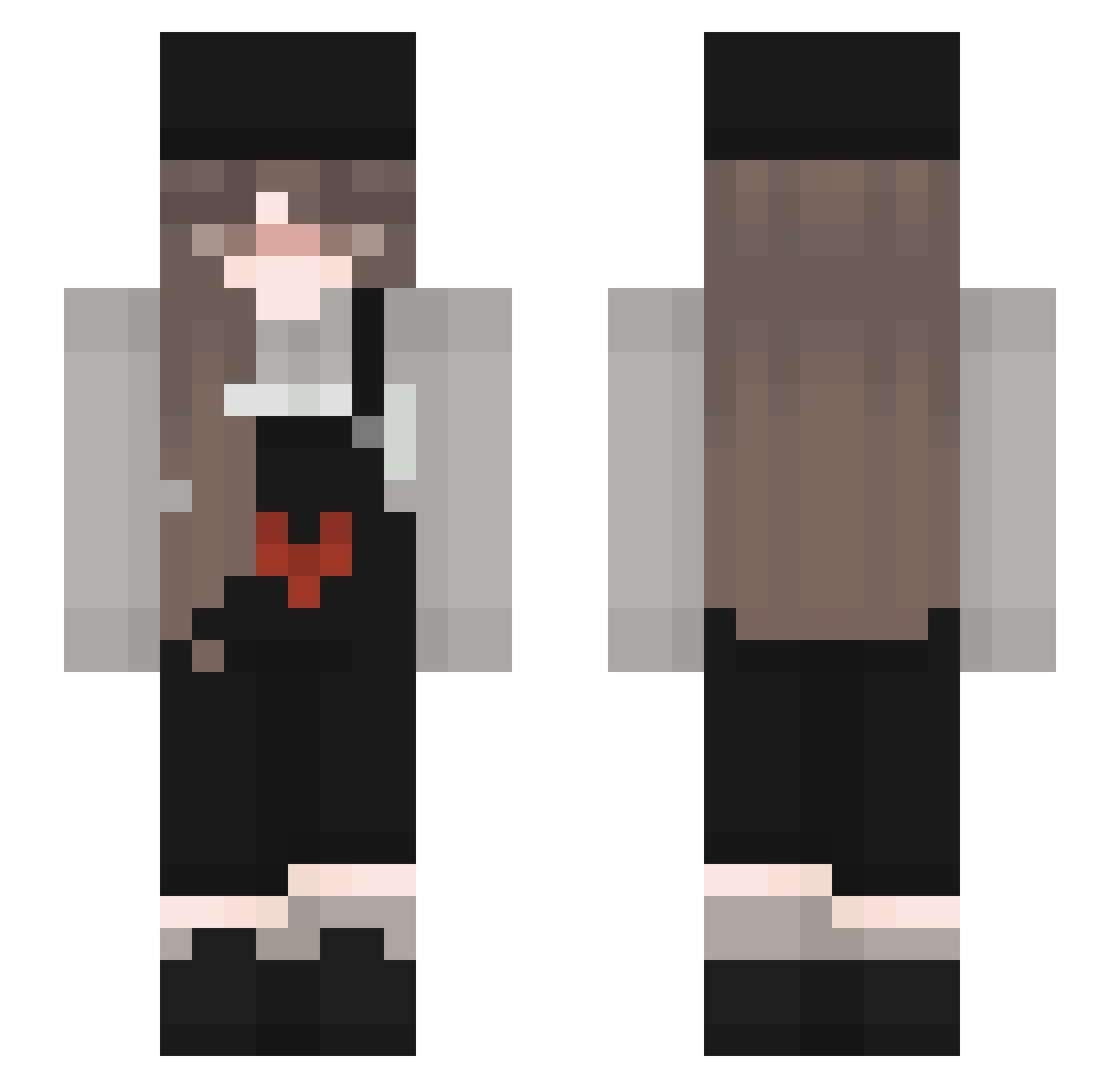 selivaa_ Minecraft skin, front and back view