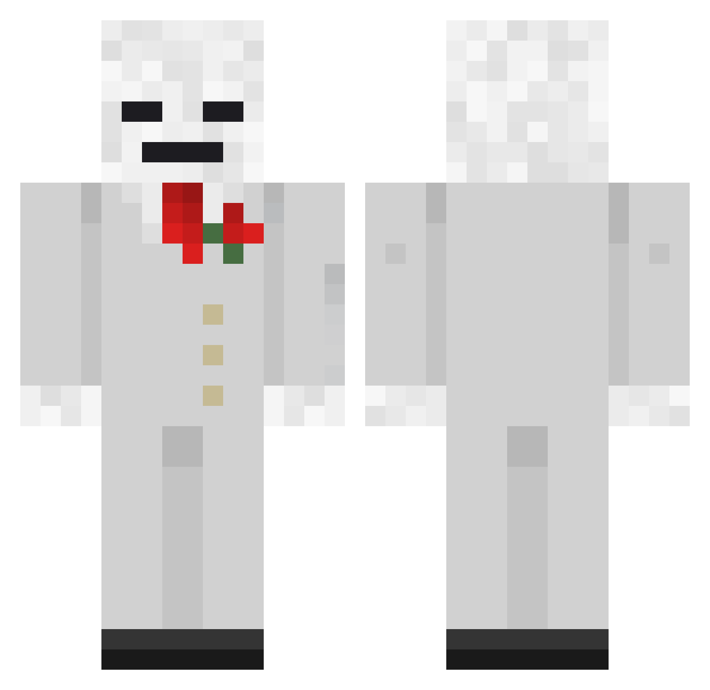 ItsNick3223 Minecraft skin, front and back view