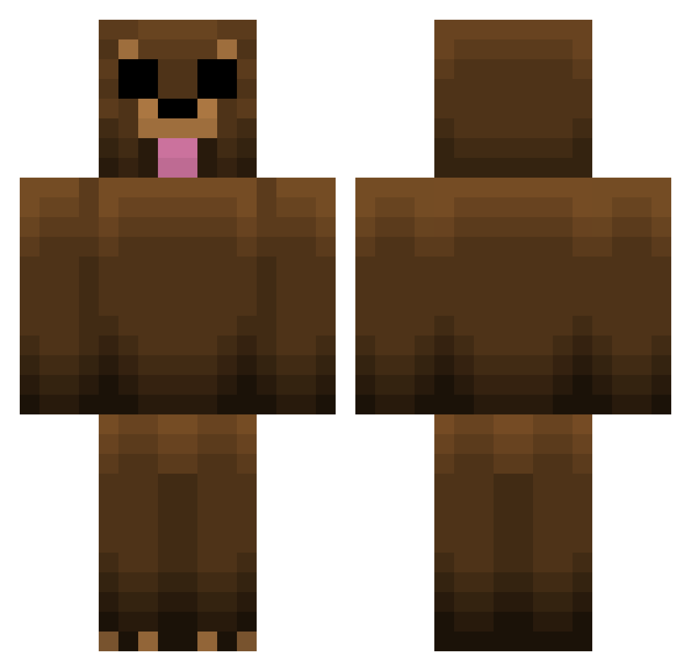 rqmeo_ Minecraft skin, front and back view