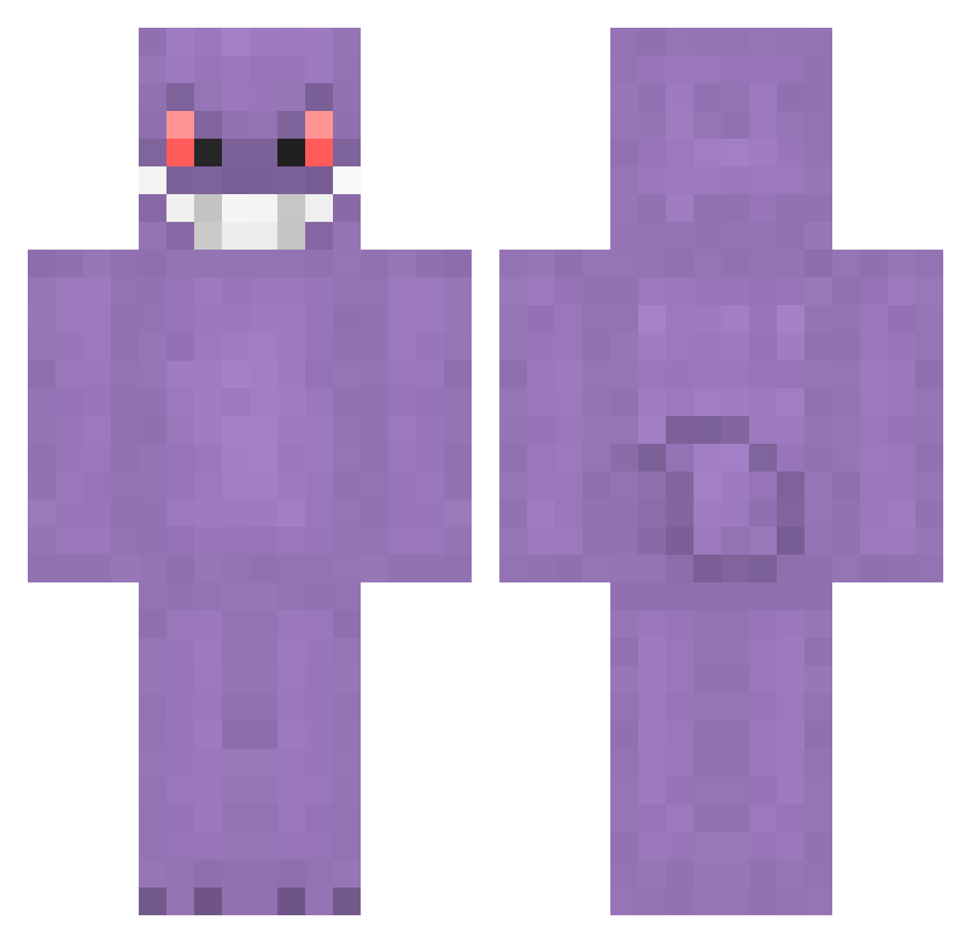 Royal44_love Minecraft skin, front and back view