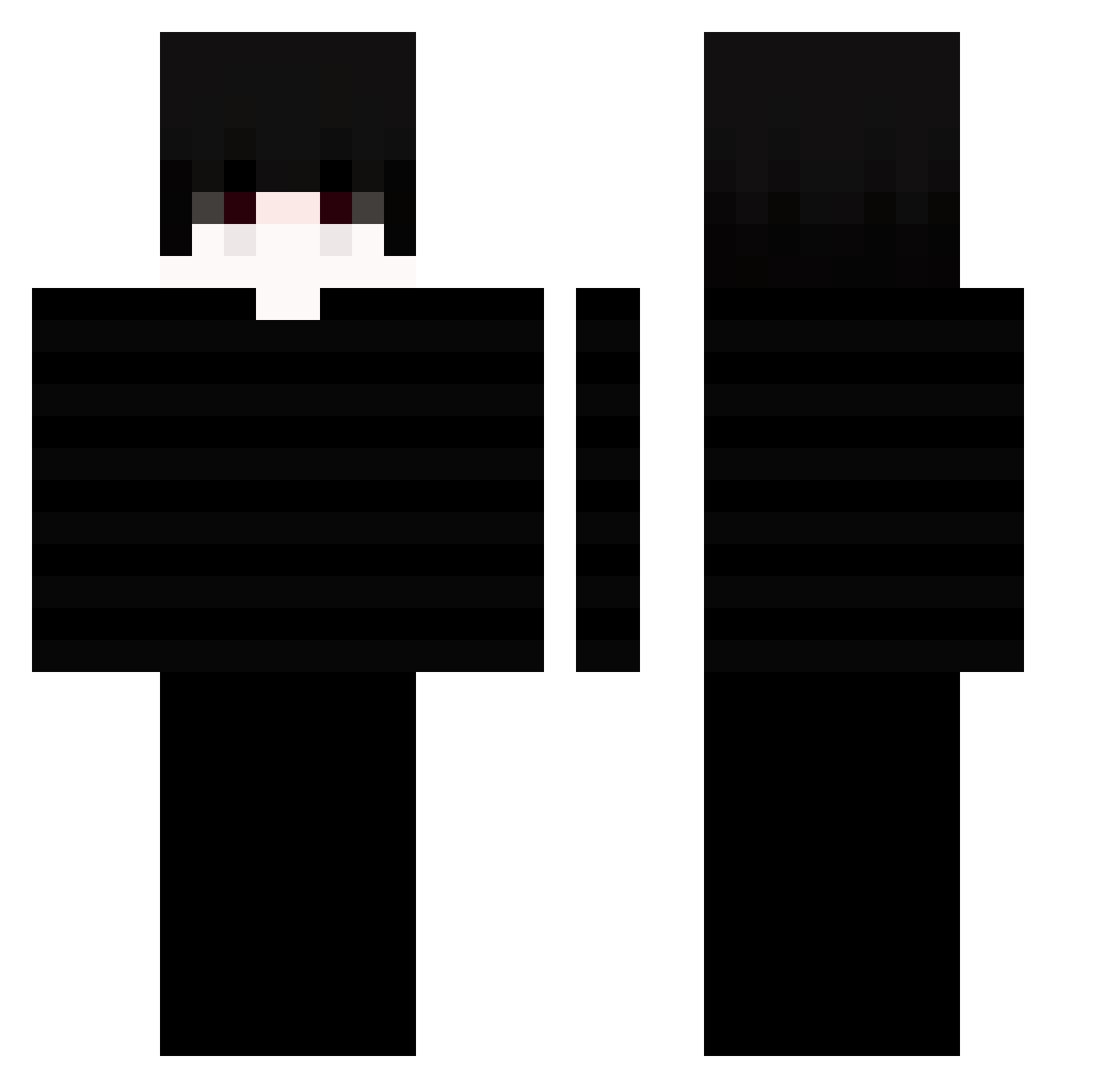 LeoThatReaIOne Minecraft skin, front and back view