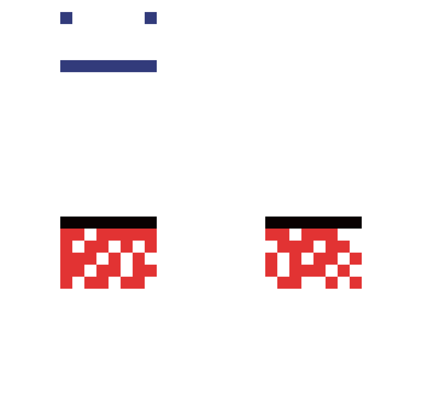 ZXKUX Minecraft skin, front and back view