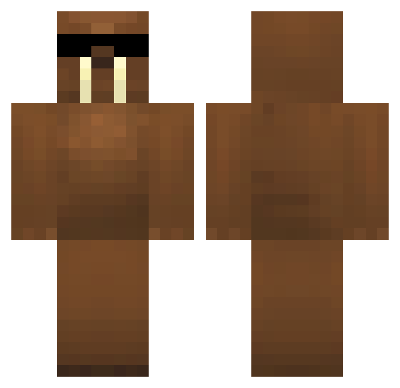 hUtOpIa_ Minecraft skin, front and back view