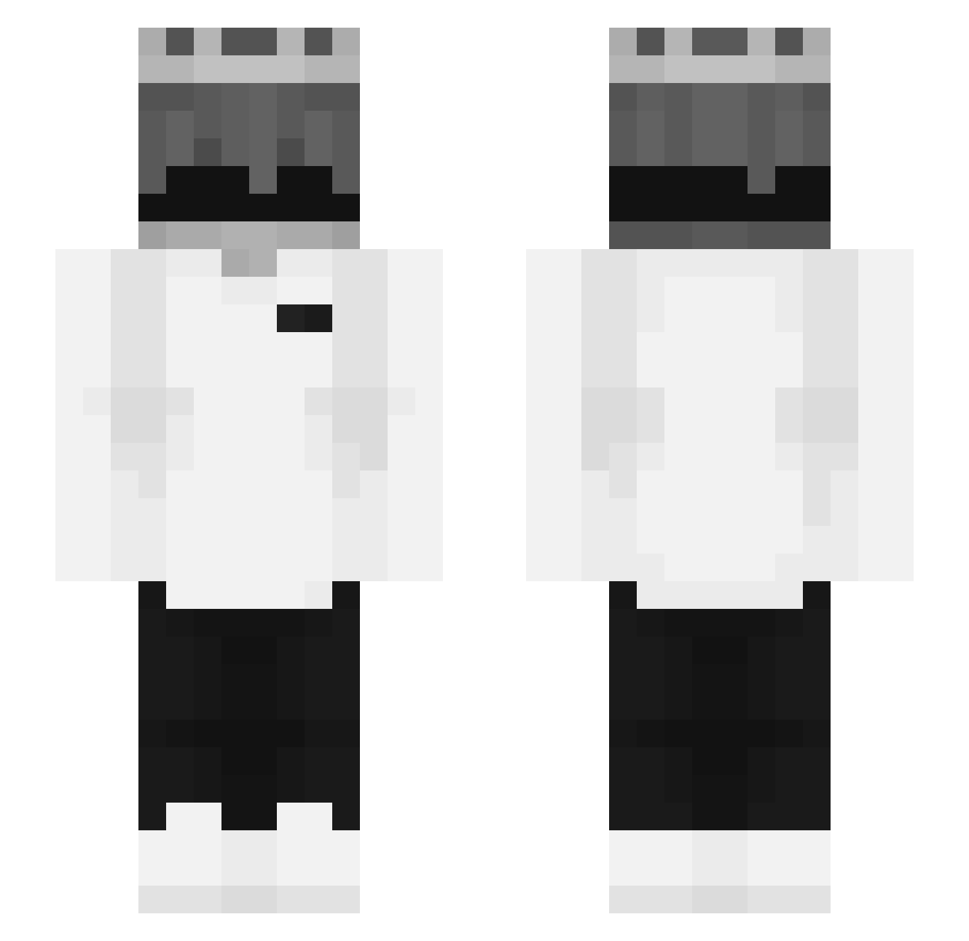 Reyyy2000 Minecraft skin, front and back view