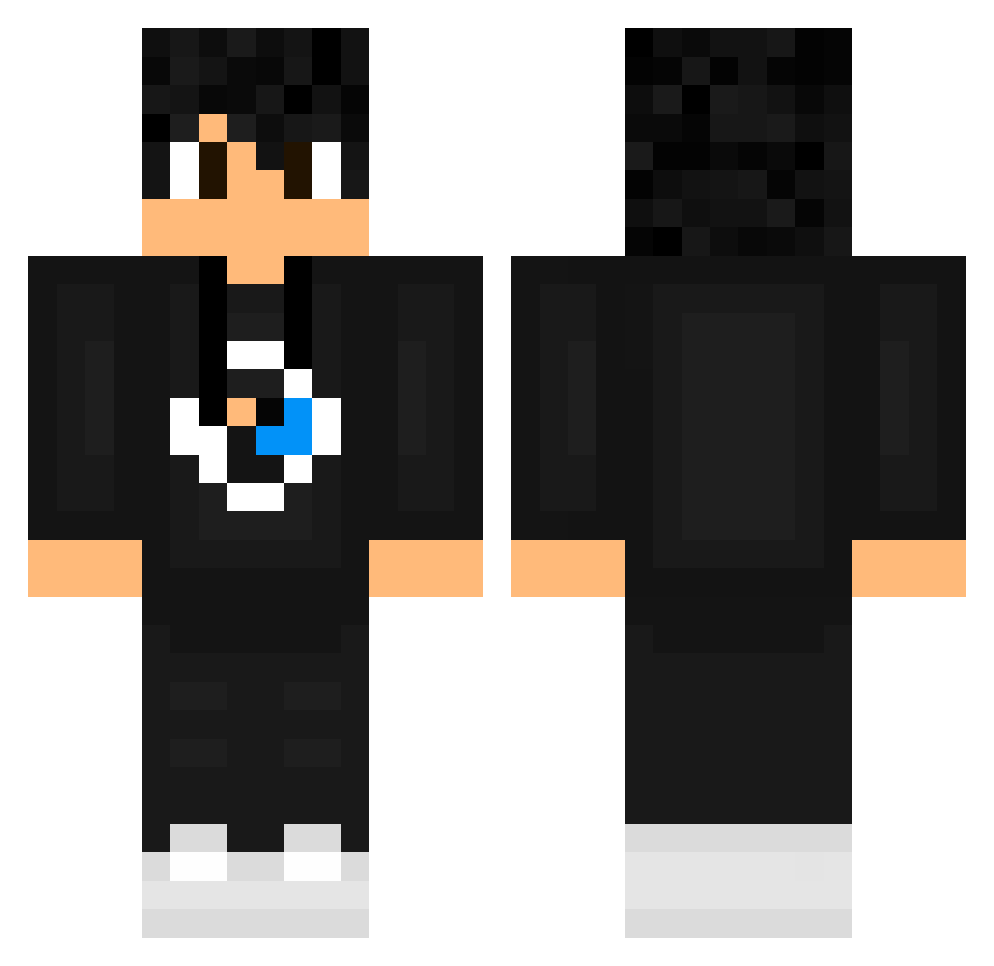 TheLeo_ Minecraft skin, front and back view