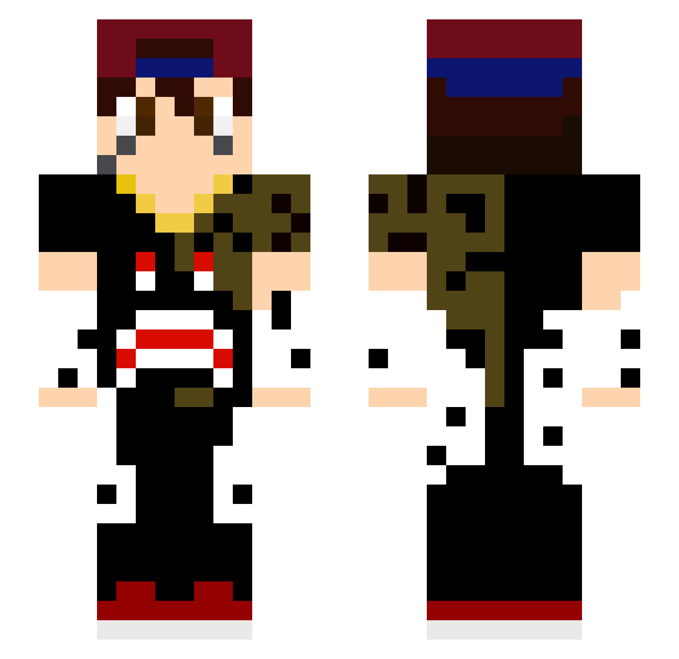 _EljuaNesito_ Minecraft skin, front and back view